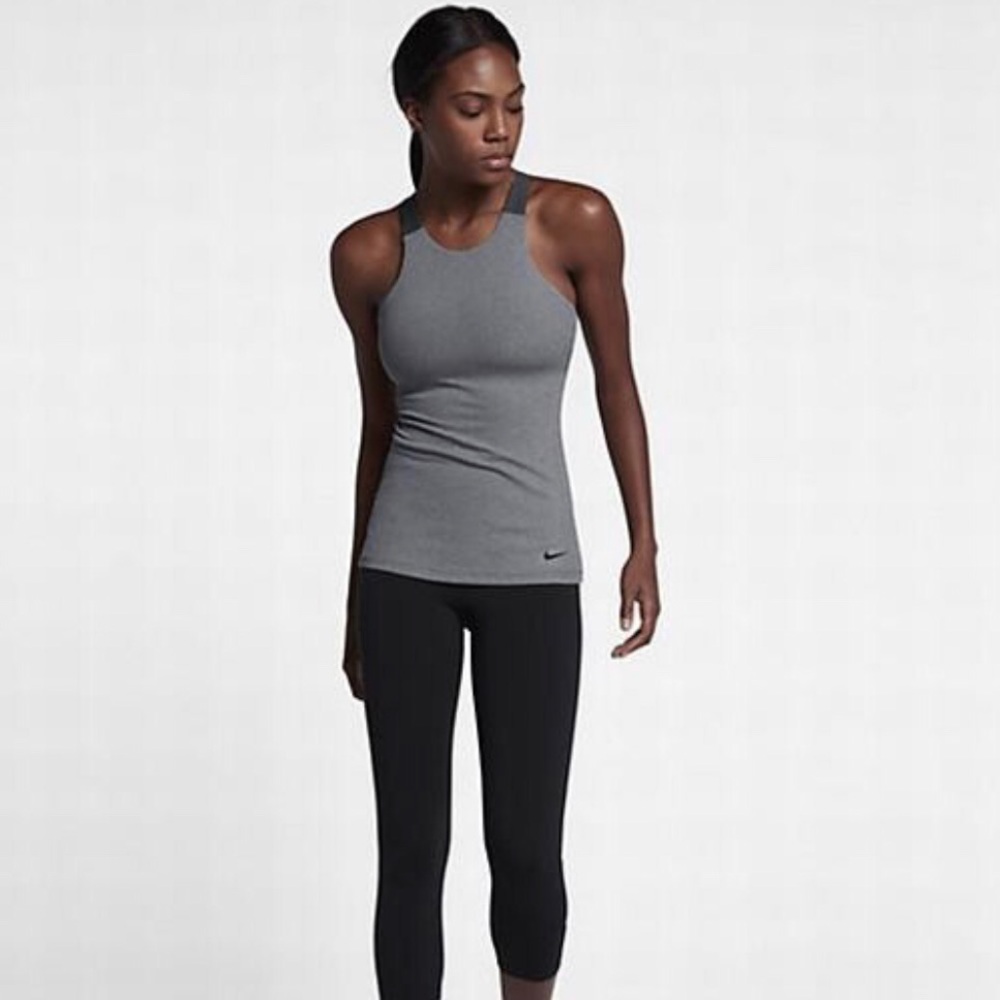 Nike Training Tank Carbon Heather